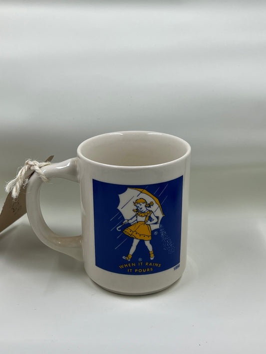 Vintage Morton Salt Coffee Mugs